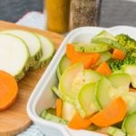 Vegetales al vapor