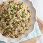 Arroz cremoso con Hongos Entrega inmediata
