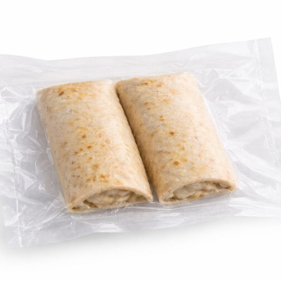 Pack de 2 burritos de desayuno (Gallo pinto, huevo, queso) Entrega inmediata