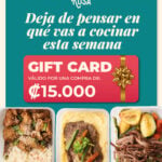 Gift card 15.000 colones