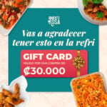 Gift card 30 mil colones