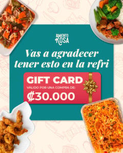 Gift card 30 mil colones