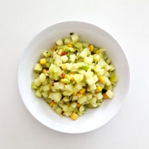 Guiso de ayote con maiz