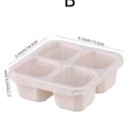 Lonchera 4 compartimientos  Color Beigue - Entrega Inmediata