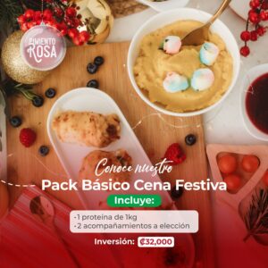 Pack Básico cena festiva